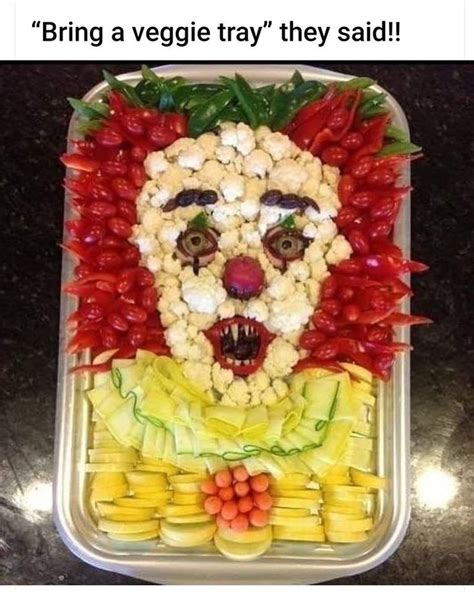 When Pennywise (the clown from the movie "It") becomes Veggiewise the Clown! Credit ...