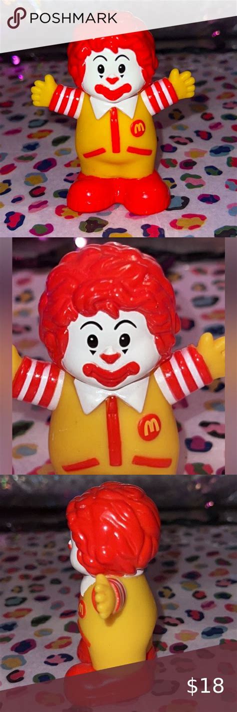 Vintage Ronald McDonald Happy meal plastic collectible toy 3.5” in 2022 ...