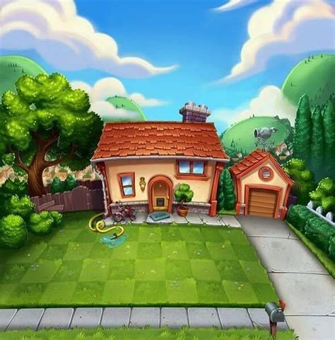 Imagen - Casa de Pvz2 por delante.jpg | Wiki Plants vs. Zombies ...