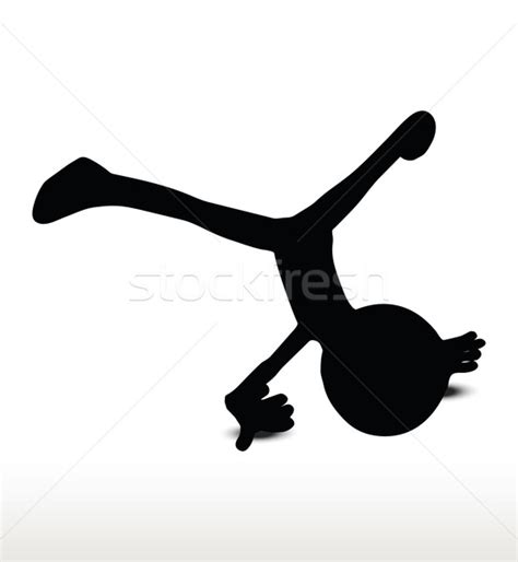 Silhouette Cartwheel at GetDrawings | Free download