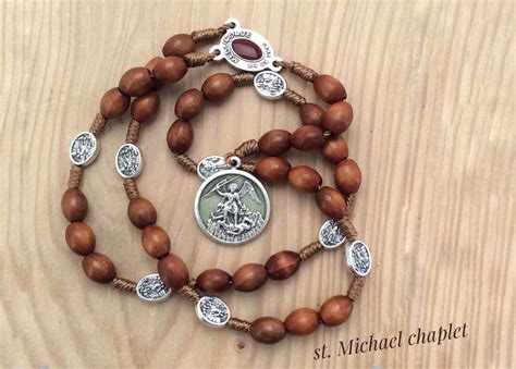 St Michael Chaplet / Saint Michael Rosary / Prayer Beads / - Etsy