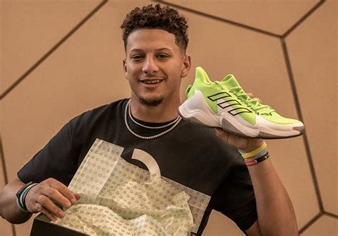 Patrick Mahomes unveils sneaker and apparel collection with Adidas ...