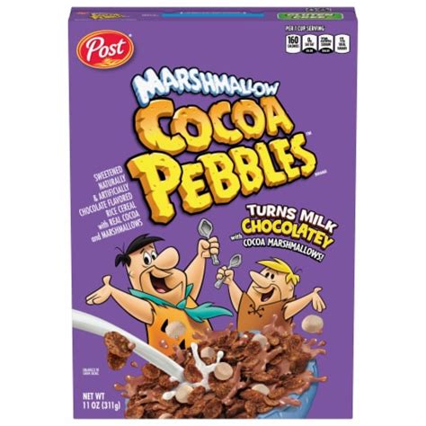 Post Marshmallow Cocoa Pebbles™ Cereal, 11 oz - King Soopers