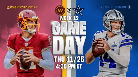 How to watch Washington vs. Dallas in Thanksgiving showdown