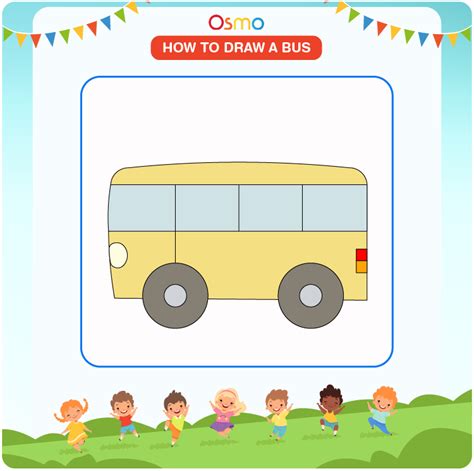 How to Draw a Bus | A Step-by-Step Tutorial for Kids