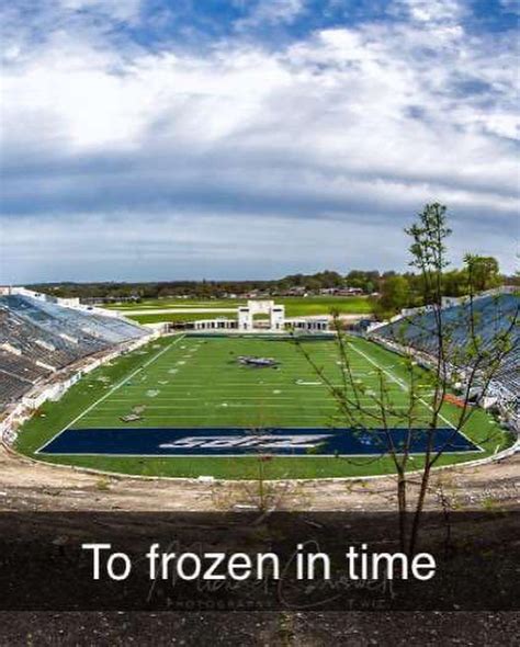 The old Akron Zips stadium, The Rubber Bowl, video in comments : r ...