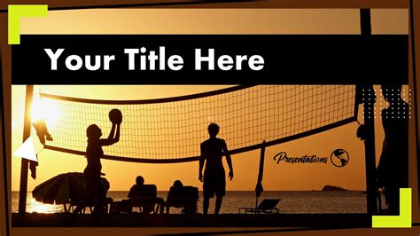 Volleyball Teamwork Powerpoint Template and Google Slides Themes ...