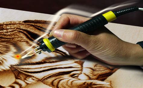 Amazon.com: TOPCHANCES Wood Burning Kit ,110V 50W Dual Pen Pyrography ...