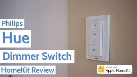 Philips Hue Dimmer Switch with HomeKit Review - YouTube