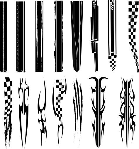 Racing Stripes Vector at Vectorified.com | Collection of Racing Stripes Vector free for personal use