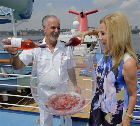 Kathie Lee Gifford Debuts her new GIFFT Pinot Noir Rosé Onboard the ...