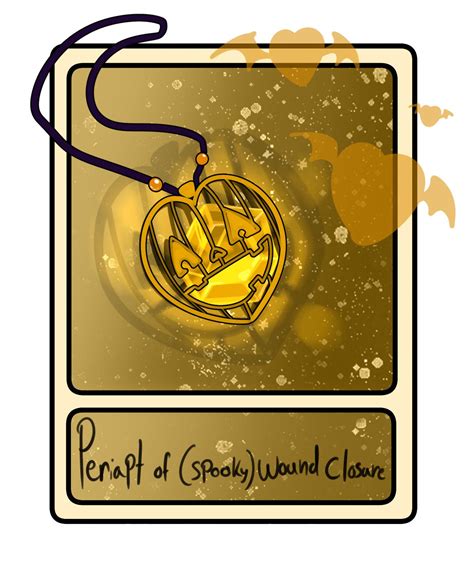 [Art] [OC] Periapt of (spooky) wound Closure : r/DnD