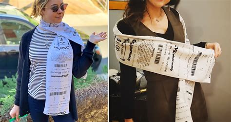 You Can Now Get A Scarf That Looks Like The Ridiculously Long CVS Receipt