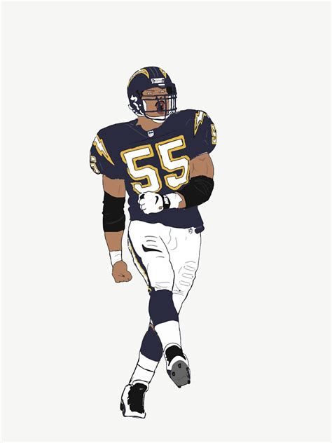 "Junior Seau Chargers" Sticker for Sale by Dadshhht | Redbubble