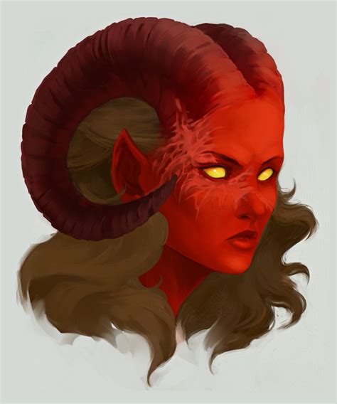 tiefling | Dungeons and dragons characters, Fantasy character design ...