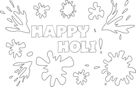 Holi Coloring Pages at GetColorings.com | Free printable colorings pages to print and color