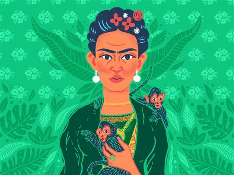 Frida Kahlo (snippet) | Illustration print, Frida kahlo, Illustration