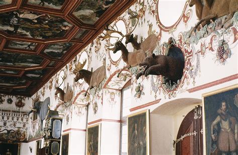 Inside the Lichtenstein Castle in Germany Swabian Alb, Baden-Württemberg, Germany Oberammergau ...