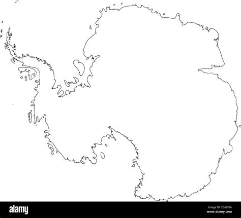 Detailed map of antarctica Black and White Stock Photos & Images - Alamy