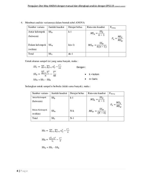 Contoh Soal Statistika Uji Anova | kumpulan soal twk