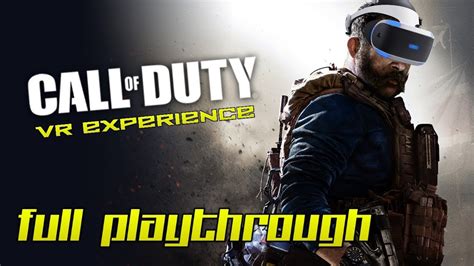 Call of Duty VR Full Playthrough Gameplay (PS4) (PSVR) - YouTube