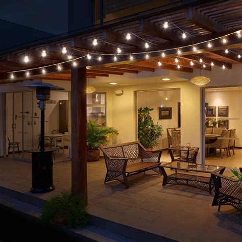 1x Indoor/Outdoor Lights g40 globe string lights for Porch/Tents/Party Decor/Cafe/Gazebo-in ...