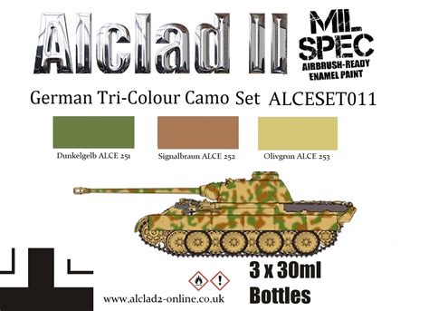 German Late WWII Panzer Camouflage 3x - 30ml | Vše pro modeláře Art Scale