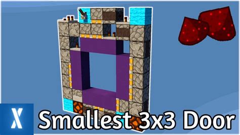 How to build a 3x3 piston door - kobo building