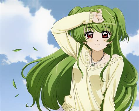 Green haired female anime character HD wallpaper | Wallpaper Flare