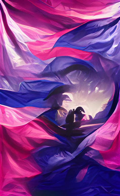 Download Bisexual Flag Painting Wallpaper | Wallpapers.com