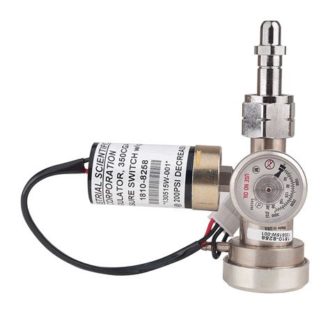 INDUSTRIAL SCIENTIFIC, Gas Regulator, Switch, Gas Cylinder Regulator - 21XT11|18108258 - Grainger