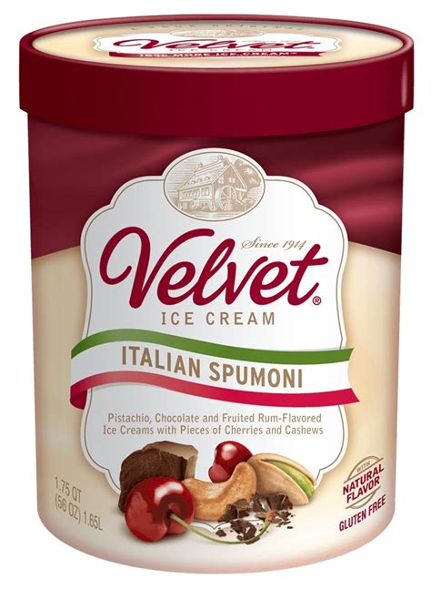 Italian Spumoni - Velvet Ice Cream | Velvet ice cream, Spumoni, Spumoni ice cream