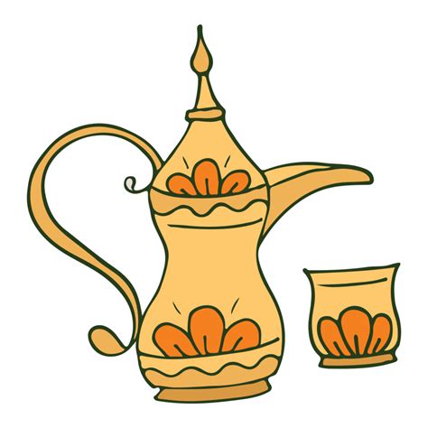 dallah Arabic coffee pot 18928918 PNG