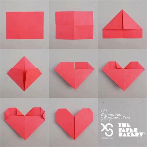 Pin by Abe Design Co. on vday | Paper hearts origami, Paper folding ...