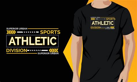 Athletic Print T-Shirt Design Vector 7208448 Vector Art at Vecteezy