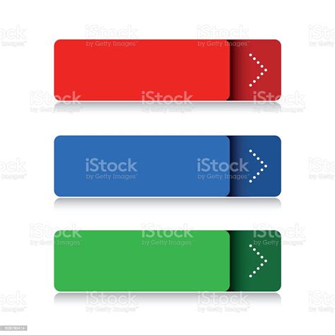 Blank Button Vector Set Stock Illustration - Download Image Now ...