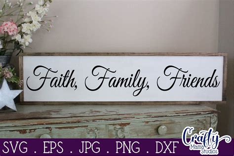 Faith Svg - Faith Family Friends SVG By Crafty Mama Studios ...