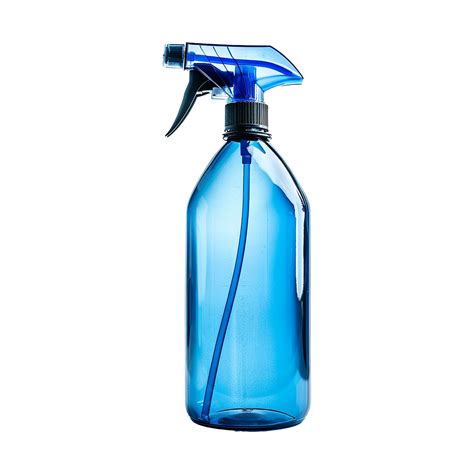 AI generated Blue spray bottle isolated on transparent background ...