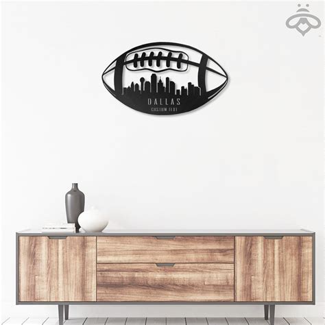 Custom Dallas Football Metal Wall Art With Led Lights | Etsy