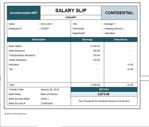 Paystub Excel Template » The Spreadsheet Page