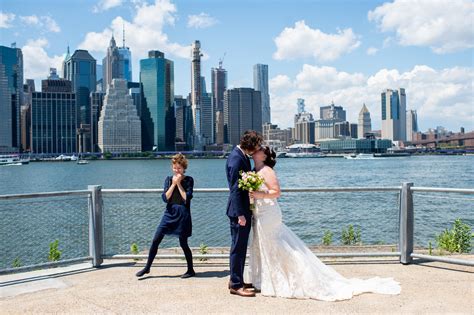 Brooklyn Bridge Park Pier 3 Wedding Ceremony | Brooklyn Elopement