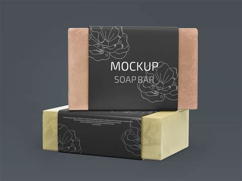 Free Organic Homemade Soap Bar Mockup PSD Set - Good Mockups