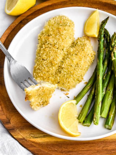 Easy Crispy Baked Fish Dinner - Herbs & Flour