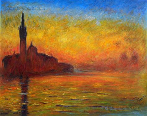 Twilight, Venice - Claude Monet Paintings