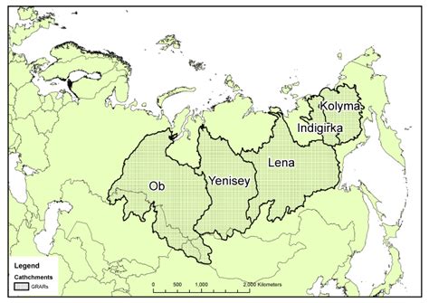 Yenisei River Map