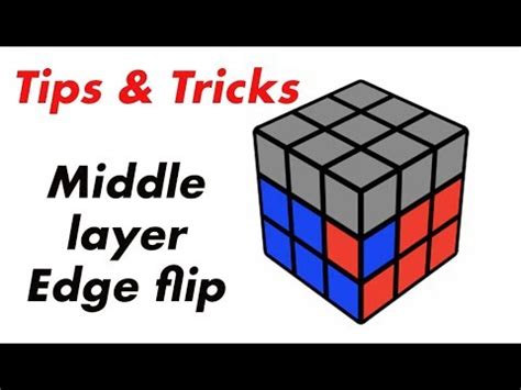 Inverting edges(Middle layer) in Rubik's Cube the easy way !!! Rubiks ...