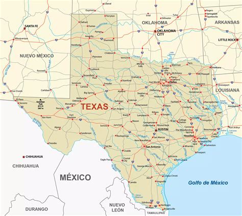 Texas (Estados Unidos): Mapa E Información