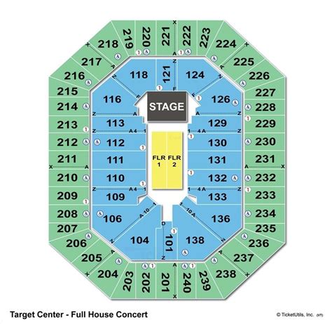 Target Center, Minneapolis MN - Seating Chart View