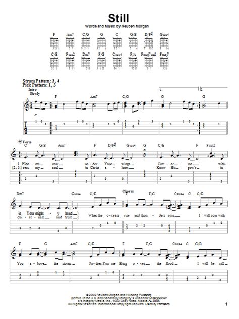 Still by Hillsong - Easy Guitar Tab - Guitar Instructor