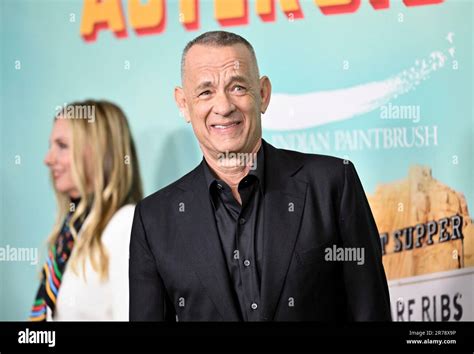 Tom Hanks attends the premiere of "Asteroid City" at Alice Tully Hall ...